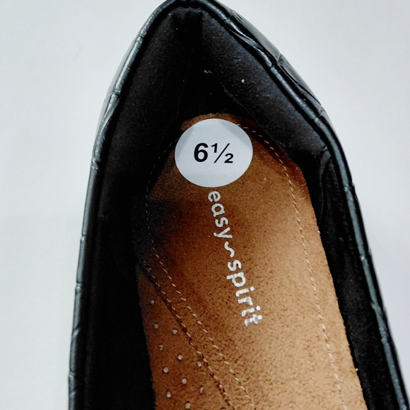 EASY SPIRIT Women's Abigail3  Black Croc Print Loafer  Size 6.5M - Picture 4 of 7